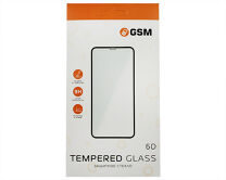 Защитное стекло GSM iPhone 15 Pro Max черное 